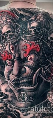 снимка на татуировка на демон (стойност) - пример за интересна рисунка за татуировка - 041