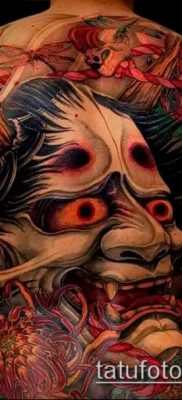 снимка на татуировка на демон (стойност) - пример за интересна рисунка на татуировка - 034