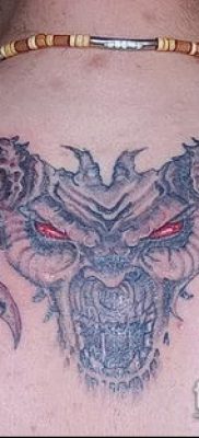 снимка на татуировка на демон (стойност) - пример за интересна рисунка на татуировка - 029
