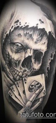 снимка на татуировка на демон (стойност) - пример за интересна рисунка на татуировка - 018