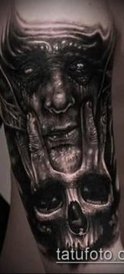 снимка на татуировка на демон (стойност) - пример за интересна рисунка на татуировка - 010
