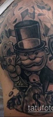 fotó tetoválás pénz (jelentése) - példa rajz - 079