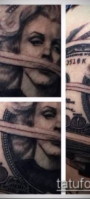 fotó tetoválás pénz (jelentése) - példa rajz - 034
