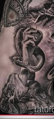 tetoválás pénz fotó (jelentése) - példa rajz - 009