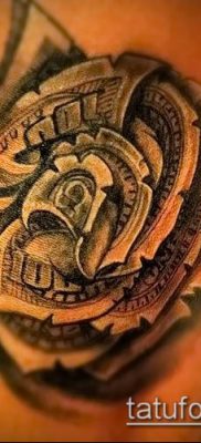 tetoválás pénz fotó (jelentése) - példa rajz - 008