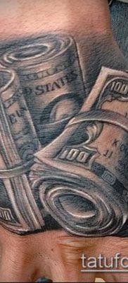 tetoválás pénz fotó (jelentése) - példa rajz - 005