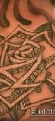 tetoválás pénz fotó (jelentése) - példa rajz - 003