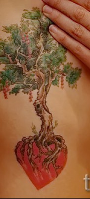 Fotó a fa tetoválásról - rajz a tetováláshoz 09122015 № 170