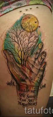 Fotó a fa tetoválásról - rajz a tetováláshoz 09122015 # 164