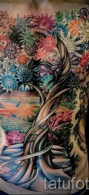 Fotó a fa tetoválásról - rajz a tetováláshoz 09122015 № 156