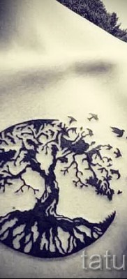 Fotó a fa tetoválásról - rajz a tetováláshoz 09122015 № 150