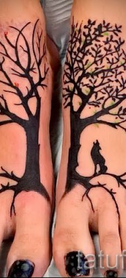 Fotó a fa tetoválásról - rajz a tetováláshoz 09122015 # 149