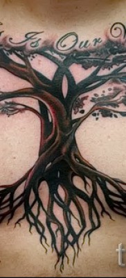 Fotó a fa tetoválásról - rajz a tetováláshoz 09122015 # 145