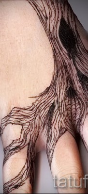 Fotó a fa tetoválásról - rajz a tetováláshoz 09122015 № 144