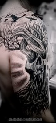 Fotó a fa tetoválásról - rajz a tetováláshoz 09122015 № 131