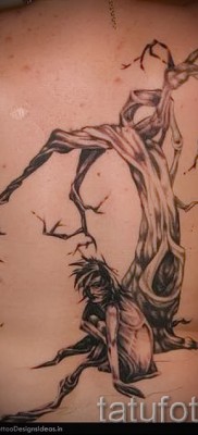 Fotó a fa tetoválásról - rajz a tetováláshoz 09122015 № 118