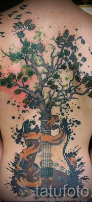 Fotó a fa tetoválásról - rajz a tetováláshoz 09122015 # 099