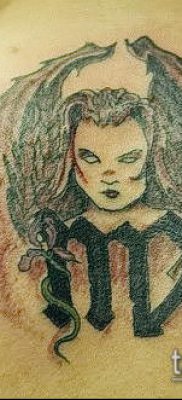 Zdjęcie tatuażu Panny (wartość) - przykład ciekawego rysunku tatuażu - 004