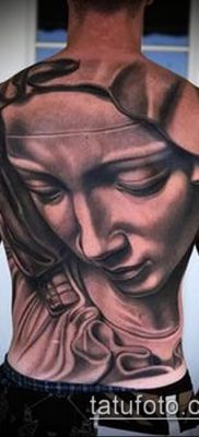 снимка на татуировка Дева Мария (стойност) - пример за интересен дизайн на татуировка - 128