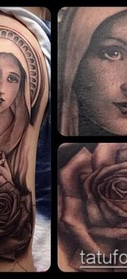 снимка на татуировка Дева Мария (значение) - пример за интересен дизайн на татуировка - 122