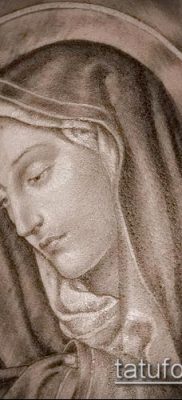 снимка на татуировка Дева Мария (значение) - пример за интересен дизайн на татуировка - 117