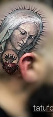 снимка на татуировка Дева Мария (значение) - пример за интересен дизайн на татуировка - 115