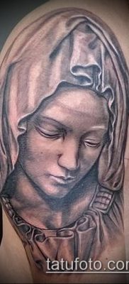 снимка на татуировка Дева Мария (стойност) - пример за интересен дизайн на татуировка - 112