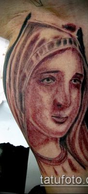 снимка на татуировка Дева Мария (значение) - пример за интересен дизайн на татуировка - 107