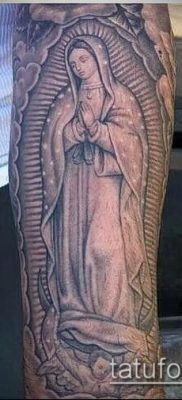 снимка на татуировка Дева Мария (значение) - пример за интересен дизайн на татуировка - 102