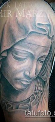 снимка на татуировка Дева Мария (значение) - пример за интересен дизайн на татуировка - 101