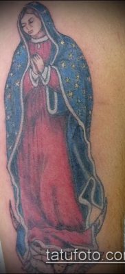 снимка на татуировка Дева Мария (значение) - пример за интересна рисунка на татуировка - 098