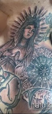 снимка на татуировка Дева Мария (значение) - пример за интересна рисунка на татуировка - 092