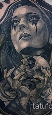 снимка на татуировка Дева Мария (значение) - пример за интересна рисунка на татуировка - 084