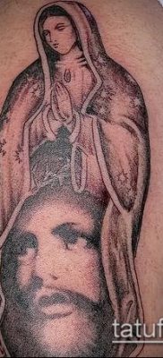 снимка на татуировка Дева Мария (значение) - пример за интересна рисунка на татуировка - 061