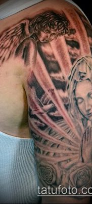 снимка на татуировка Дева Мария (значение) - пример за интересна рисунка на татуировка - 048