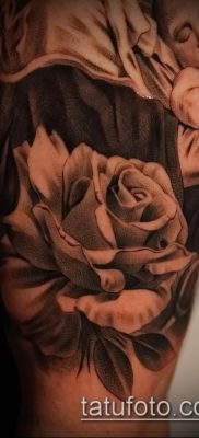 снимка на татуировка Дева Мария (значение) - пример за интересна рисунка на татуировка - 047