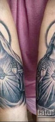 снимка на татуировка Дева Мария (стойност) - пример за интересен дизайн на татуировка - 046