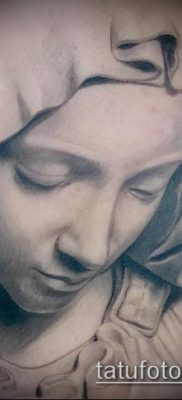 снимка на татуировка Дева Мария (стойност) - пример за интересна рисунка на татуировка - 042