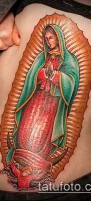 снимка на татуировка Дева Мария (стойност) - пример за интересна рисунка на татуировка - 037