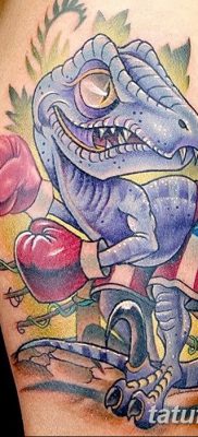 снимка на татуировка на динозавър от 18.08.2017 г. №123 - Татуировка на динозавър_