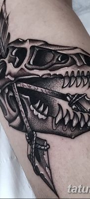 снимка на татуировка на динозавър от 18.08.2017 г. №124 - Татуировка на динозавър_