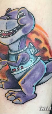 снимка на татуировка на динозавър от 18.08.2017 г. №132 - Татуировка на динозавър_