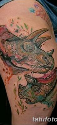 снимка на татуировка на динозавър от 18.08.2017 г. №136 - Татуировка на динозавър_