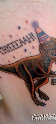 снимка на татуировка на динозавър от 18.08.2017 г. №140 - Татуировка на динозавър_