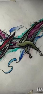 снимка на татуировка на динозавър от 18.08.2017 г. №141 - Татуировка на динозавър_