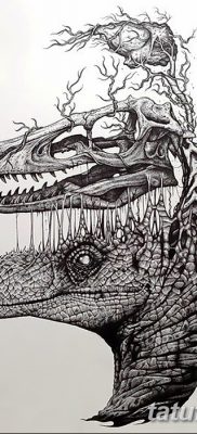 снимка на татуировка на динозавър от 18.08.2017 г. №147 - Татуировка на динозавър_