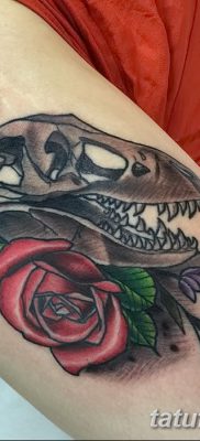 снимка на татуировка на динозавър от 18.08.2017 г. №165 - Татуировка на динозавър_