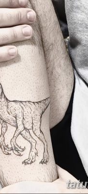 снимка на татуировка на динозавър от 18.08.2017 г. №180 - татуировка на динозавър_