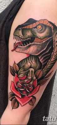 снимка на татуировка на динозавър от 18.08.2017 г. №187 - Татуировка на динозавър_