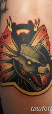 снимка на татуировка на динозавър от 18.08.2017 г. №210 - Татуировка на динозавър_